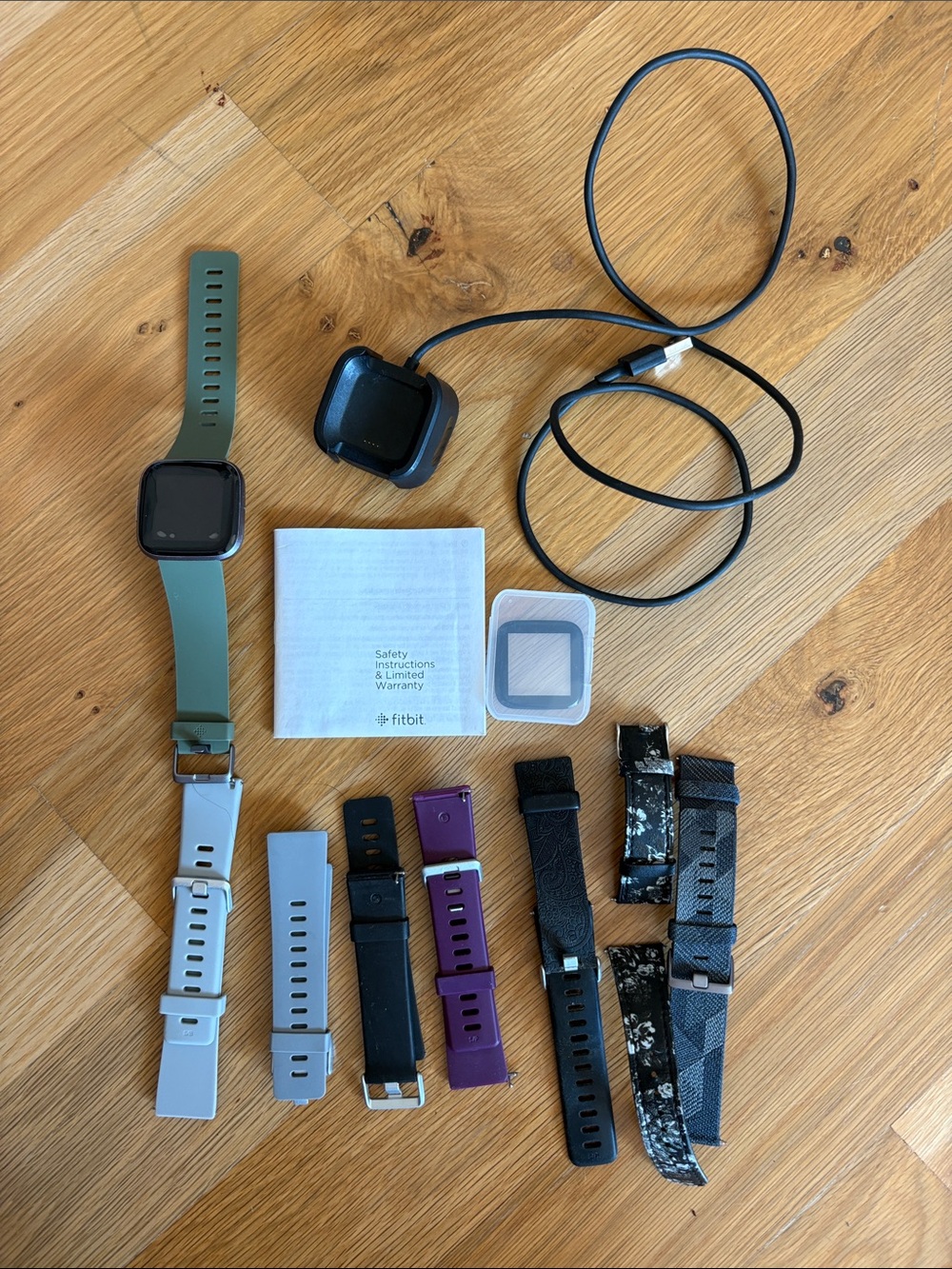 Fitbit versa 3 with accessories
